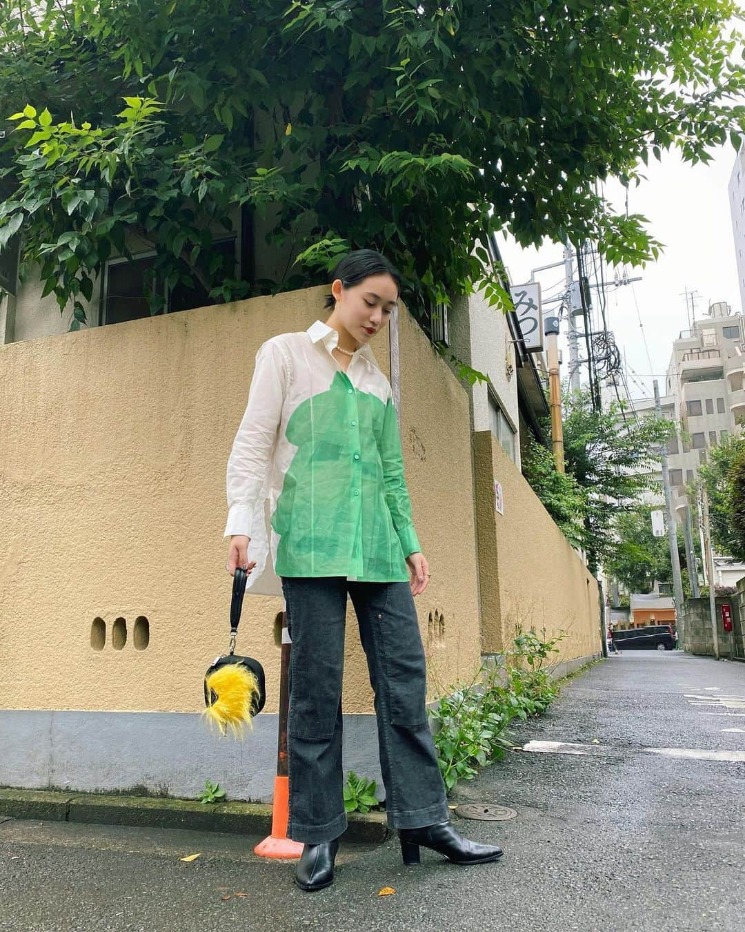 佐々木莉佳子さんのインスタグラム写真 - (佐々木莉佳子Instagram)「﻿ 昨日の私服⚪️🟢🟡﻿ ﻿ カレーも食べたいし﻿ かわいい服も着たい、﻿ ﻿ #helloproject#アンジュルム#佐々木莉佳子﻿ #ささきのふく#雨#最近寒い☔️」9月13日 22時41分 - rikako_sasaki.official