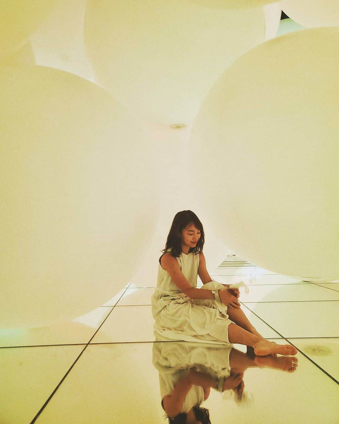 のインスタグラム：「○  #teamlab#teamlabplanets」