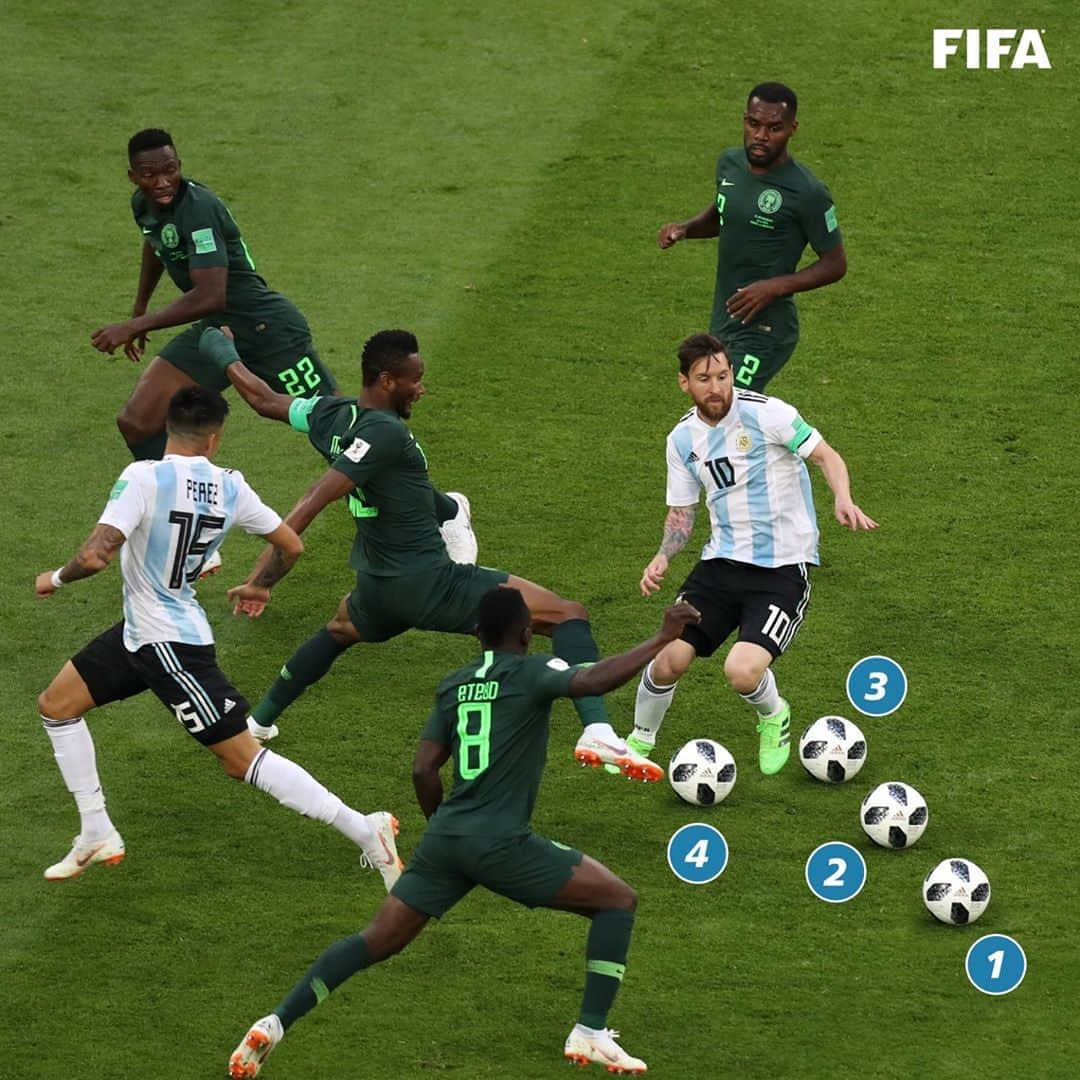 FIFAワールドカップさんのインスタグラム写真 - (FIFAワールドカップInstagram)「Spot the ball! ⚽️❓  When the ball isn't the only magnet...  #WorldCup  #SpotTheBall #Argentina #Nigeria #SundayFootball #FootballSunday #SuperEagles #Messi」9月13日 23時05分 - fifaworldcup