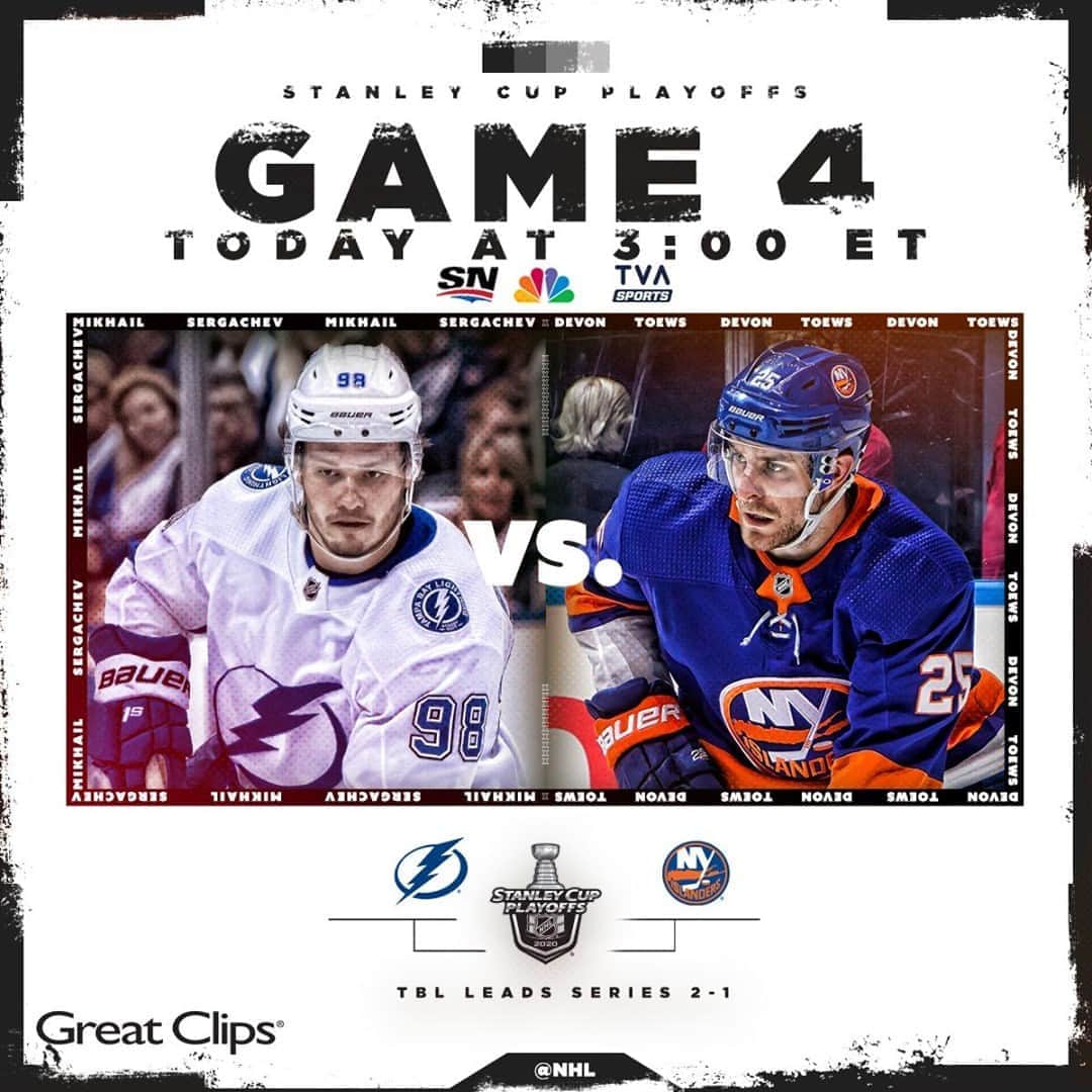 NHLさんのインスタグラム写真 - (NHLInstagram)「Can the @ny_Islanders remain hot and even this series up? Or will the @tblightning be one win away from the Final? #StanleyCup   📺: 3 ET on @nhlonnbcsports, @sportsnet and @tvasports」9月13日 23時05分 - nhl