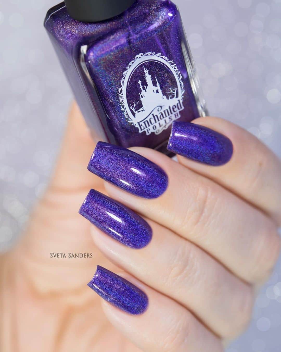 Sveta Sandersのインスタグラム：「#EnchantedPolish Rainbowland by @enchantedpolish 💜」