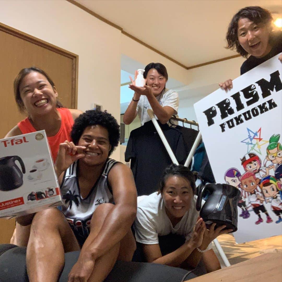のインスタグラム：「ナナイロプリズム福岡🌈ナナイロハウス完成。ティファール頂いたーーーw 久留米が好き。暑いけど。」