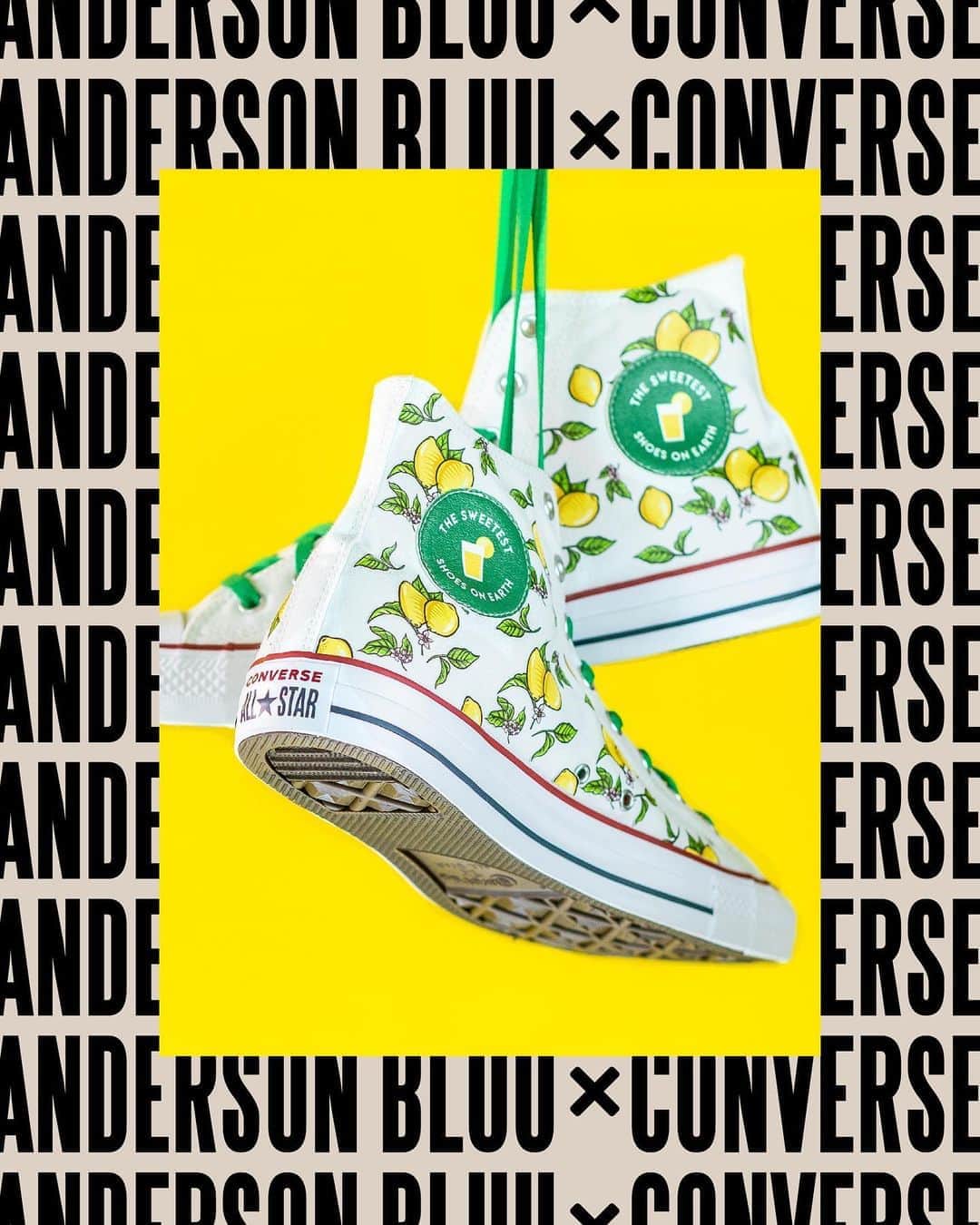 Foot Lockerさんのインスタグラム写真 - (Foot LockerInstagram)「FIRST LOOK at @anderson_bluu’s exclusive collab with @Converse for COLLABORAID.  “These shoes are inspired by youthful summer days and designed to remember the many lemonade stands I built to fund my love for sneakers,” Bluu said. Available Wednesday, September 16th. #thisiscollaboraid」9月14日 0時05分 - footlocker
