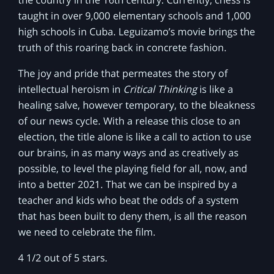 ジョン・レグイザモさんのインスタグラム写真 - (ジョン・レグイザモInstagram)「Another dope bombdiggity review!  Yes I’m flossing!  #criticalthinking the little movie that could!」9月14日 0時09分 - johnleguizamo