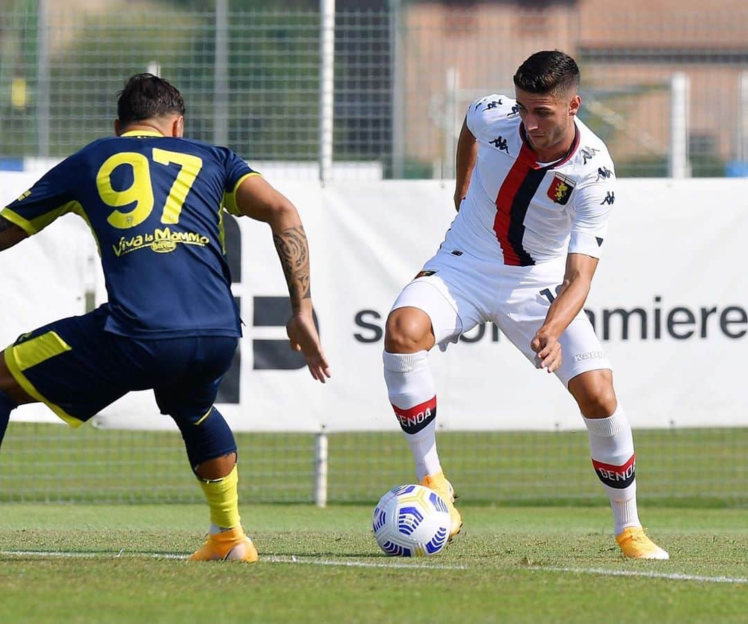 パオロ・ギリオーネのインスタグラム：「Ultimo test prima dell’inizio del campionato @genoacfcofficial」