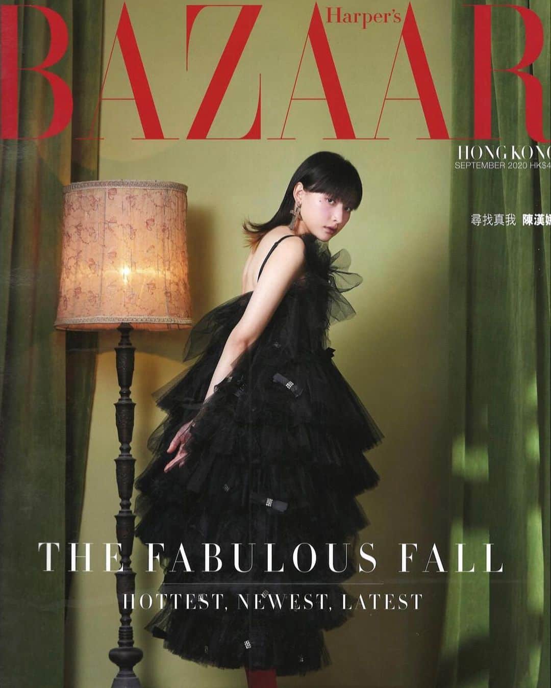 ハンナ・チャンのインスタグラム：「Harper’s BAZAAR September 2020 with @gucci」