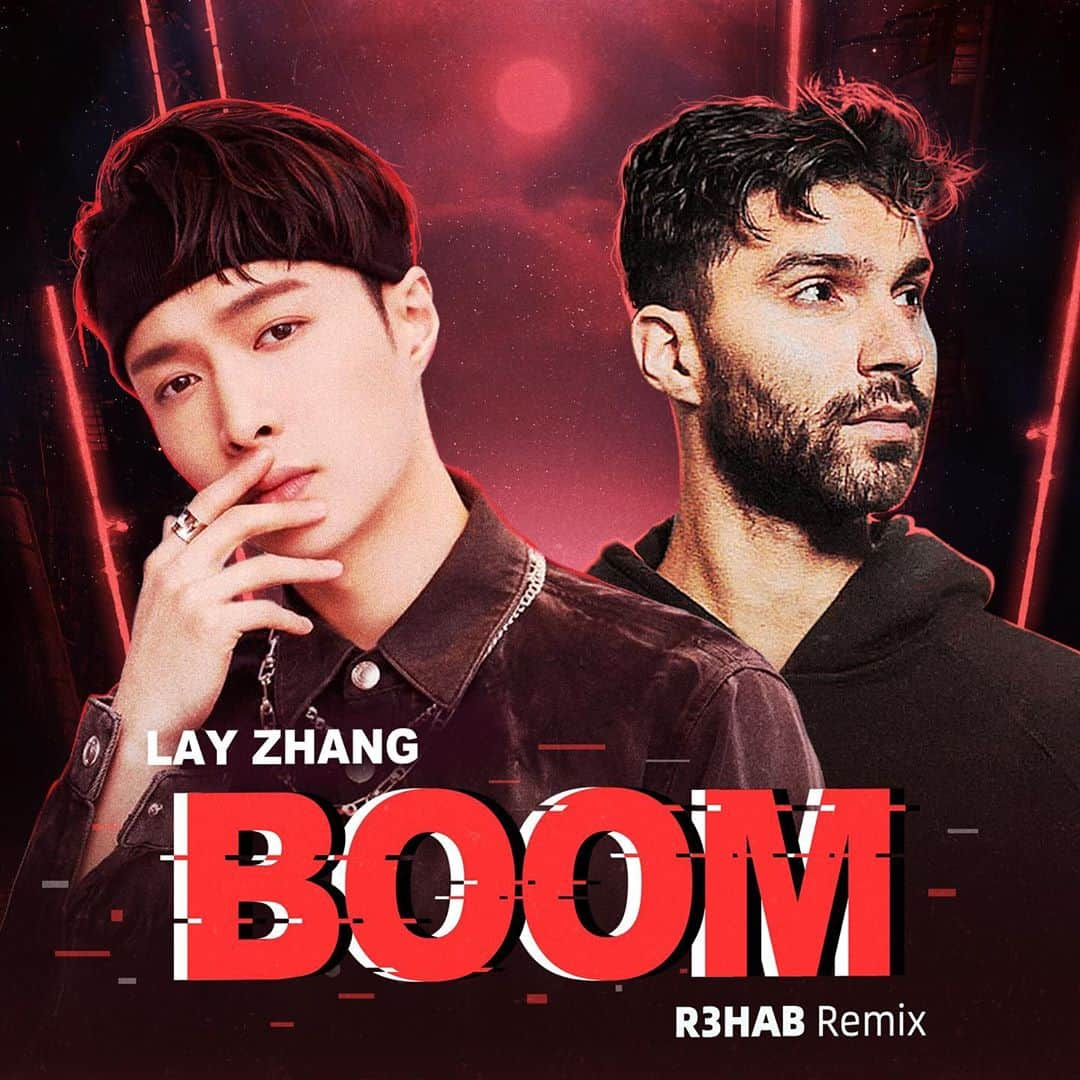 レイ のインスタグラム：「My remix of BOOM with @r3hab is out now! I hope you like the new energy and vibe on it!   LINK IN BIO & STORY TO LISTEN」