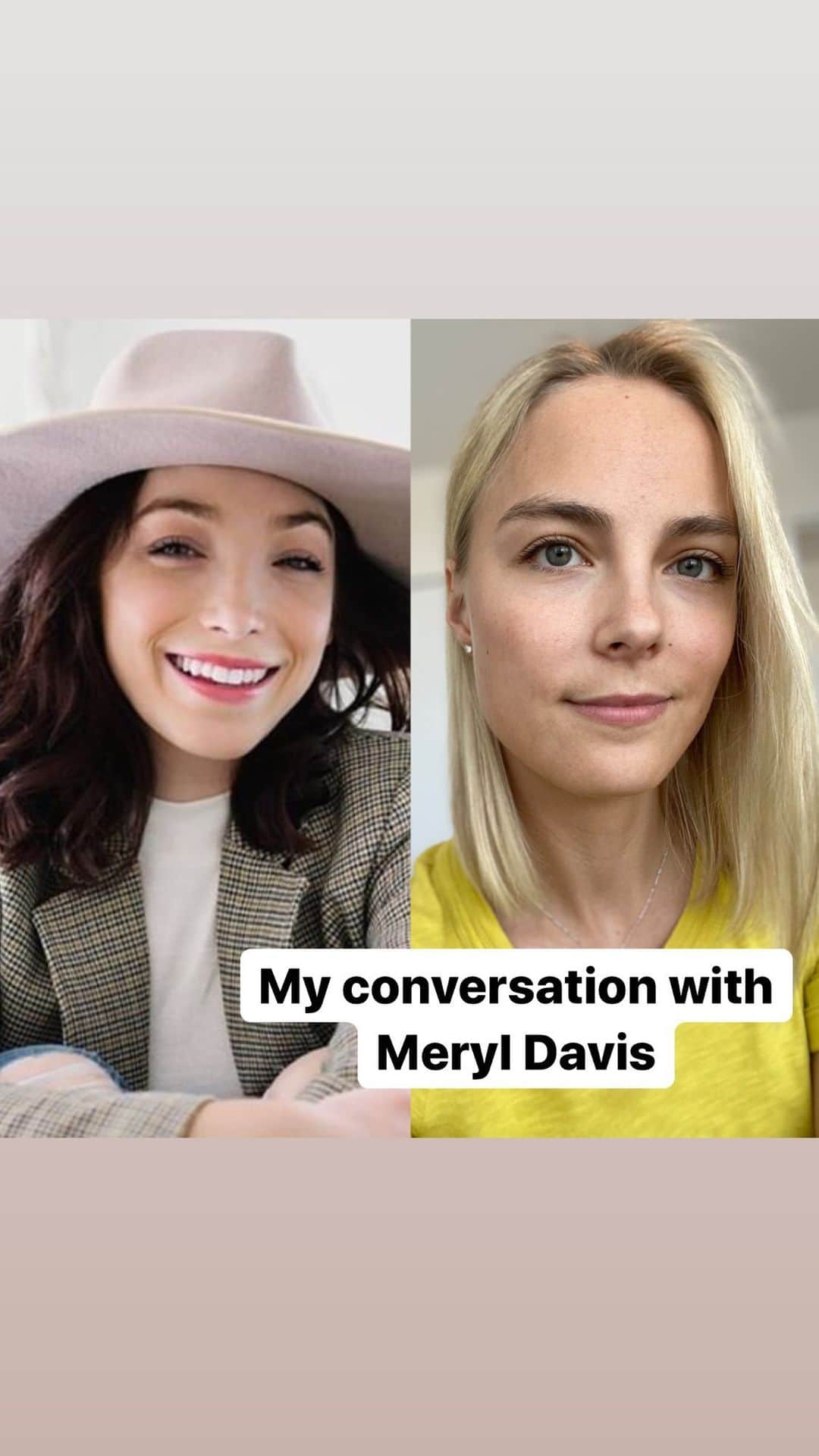 キーラ・コルピのインスタグラム：「So grateful for this chat with wonderful Meryl who talked so openly about her personal growth, Olympic experiences, and finding new fulfillment, freedom & purpose in life 💫」