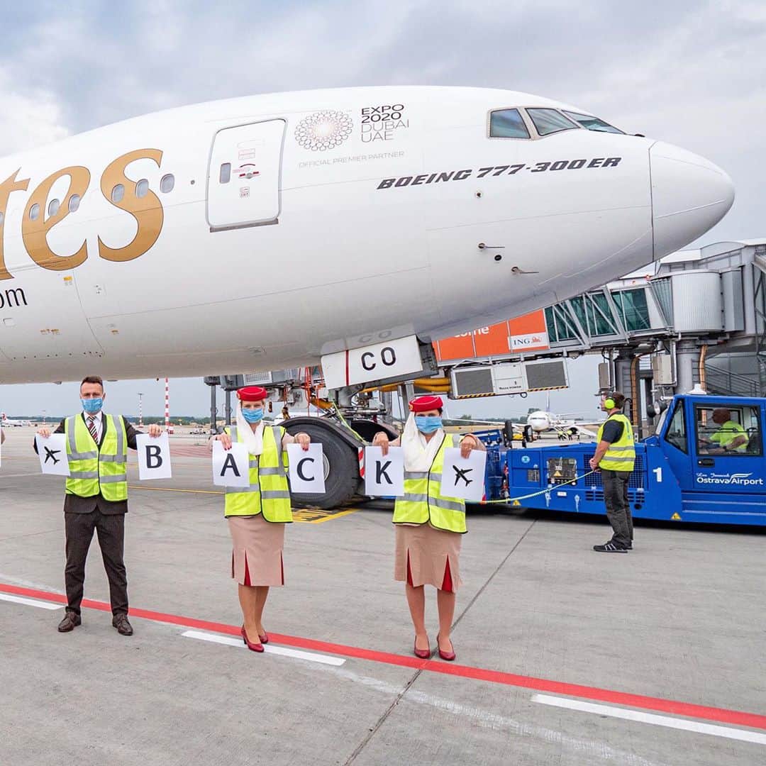 エミレーツ航空さんのインスタグラム写真 - (エミレーツ航空Instagram)「We restored connectivity to more than half of our pre-pandemic passenger destination network in August.  This month, we are adding even more routes, taking our passenger destination count to 86.   Fly better and safer on Emirates to six continents with a convenient stop in @DXB.  Click on our Instagram Stories to see where we touched down last month.  Images credit: @flyrosta @king.aviation @giuliano.spotter @marta_s8c @osloplanespotter @stockholm.spotter」9月14日 1時10分 - emirates
