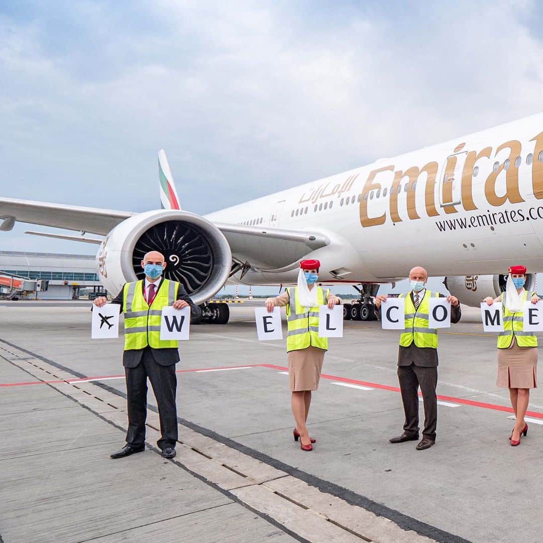 エミレーツ航空さんのインスタグラム写真 - (エミレーツ航空Instagram)「We restored connectivity to more than half of our pre-pandemic passenger destination network in August.  This month, we are adding even more routes, taking our passenger destination count to 86.   Fly better and safer on Emirates to six continents with a convenient stop in @DXB.  Click on our Instagram Stories to see where we touched down last month.  Images credit: @flyrosta @king.aviation @giuliano.spotter @marta_s8c @osloplanespotter @stockholm.spotter」9月14日 1時10分 - emirates