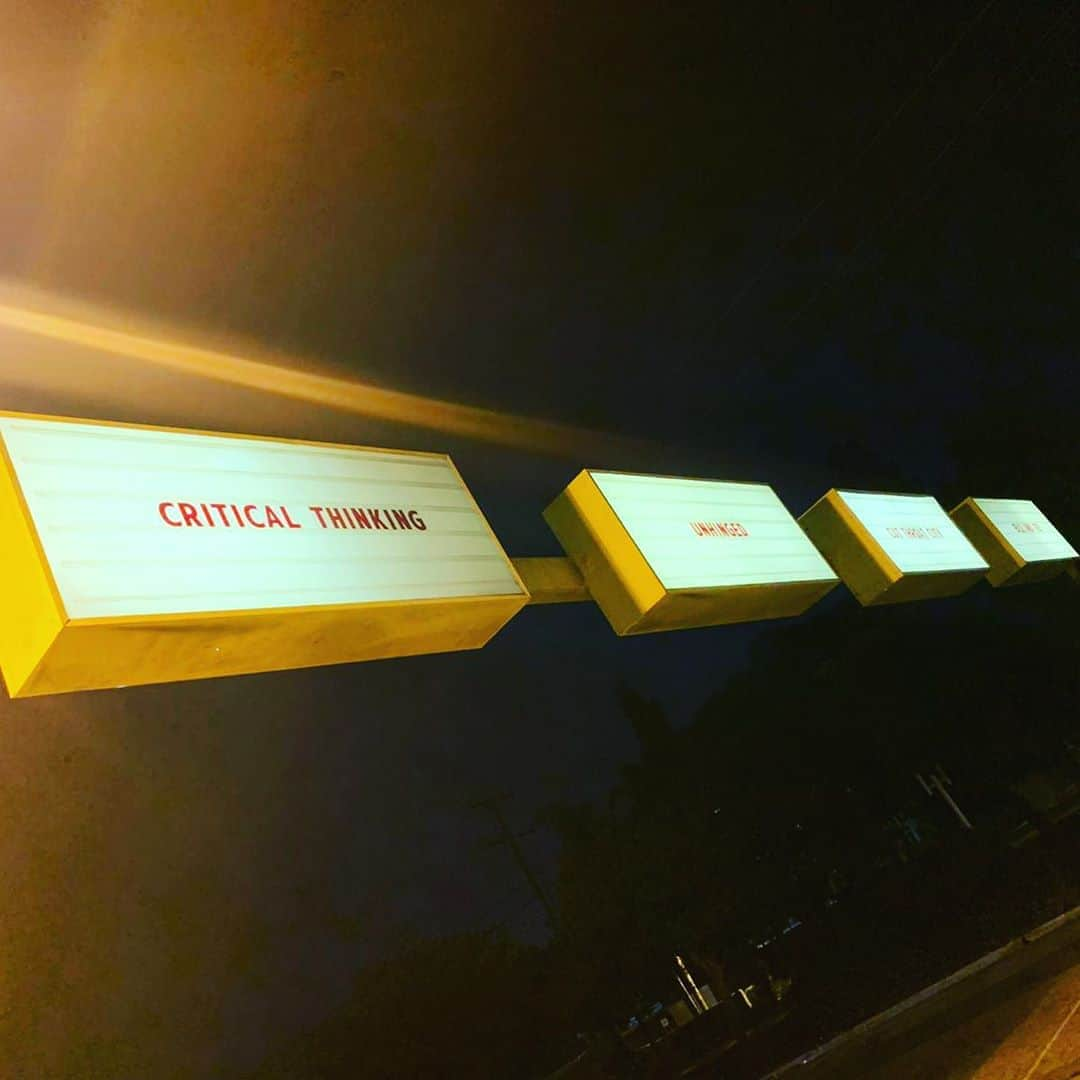 ジョン・レグイザモさんのインスタグラム写真 - (ジョン・レグイザモInstagram)「#criticalthinking movie at drive an hour outside of LA Los Angeles how dope y’all?」9月14日 1時14分 - johnleguizamo