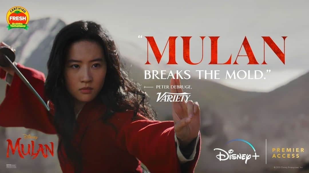 Walt Disney Studiosさんのインスタグラム写真 - (Walt Disney StudiosInstagram)「Don't miss Disney's #Mulan, now streaming exclusively on #DisneyPlus with Premier Access. For more info: DisneyPlus.com/Mulan (link in bio)」9月14日 2時00分 - disneystudios