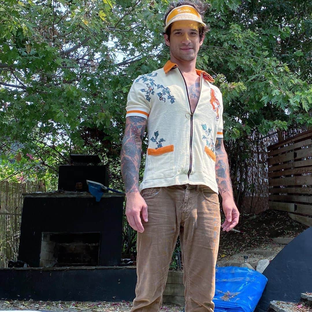 タイラー・ポジーのインスタグラム：「Crouching tiger hidden butthole. Tom bolo company hooked it up! Thanks guys」