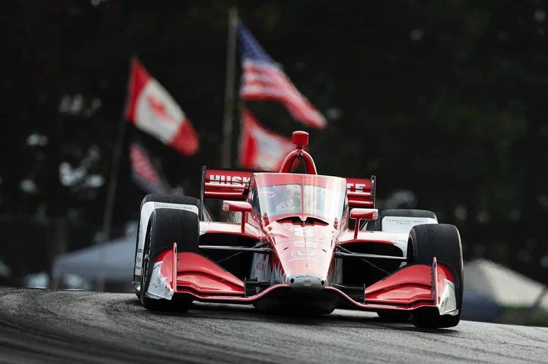 マーカス・エリクソンのインスタグラム：「P5 at the 🏁 in today’s race @officialmidohio . Really good and strong race after starting back in P15. Great start, strategy and pitstops by the #8 @HuskiChocolate @chipganassiracing @hondaracing_hpd crew 💪🏻💯 #ME8 #INDYCAR」
