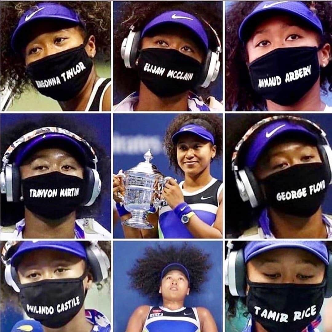 レナ・ヘディのインスタグラム：「@naomiosaka This is power usage ✊ #blm」