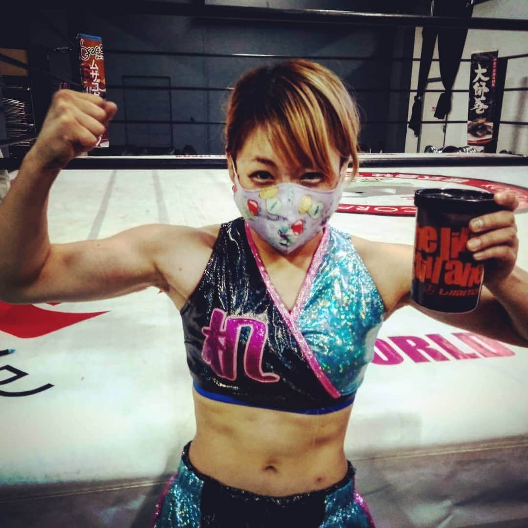 マドレーヌさんのインスタグラム写真 - (マドレーヌInstagram)「Fight and #LIMITEST #PROTAIN 試合後ももちろん#リミテストプロテイン 試合後はココア味でごんす #リミテストアンバサダー」9月14日 16時26分 - madeline_prowrestling