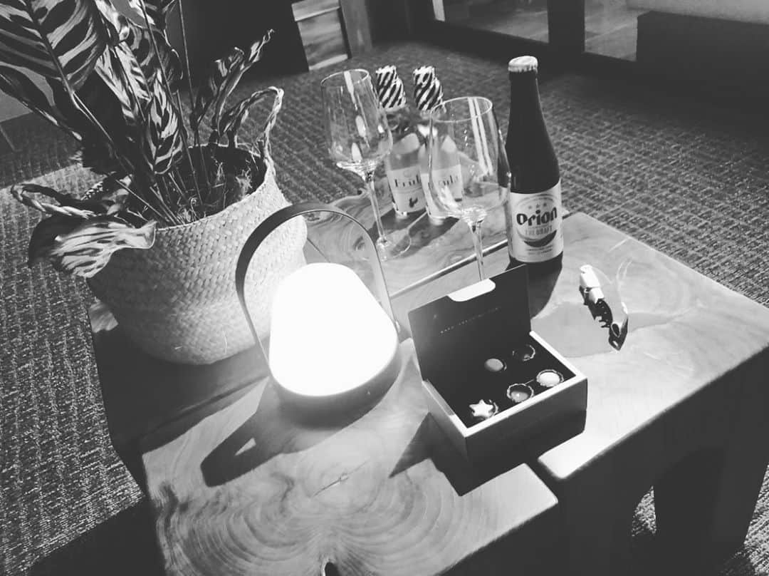 Laraのインスタグラム：「. アメニティが素敵すぎた😳‼︎💖👏🏽 将来ベランダをこんな風にしたいなぁ~😌💭💓💤」