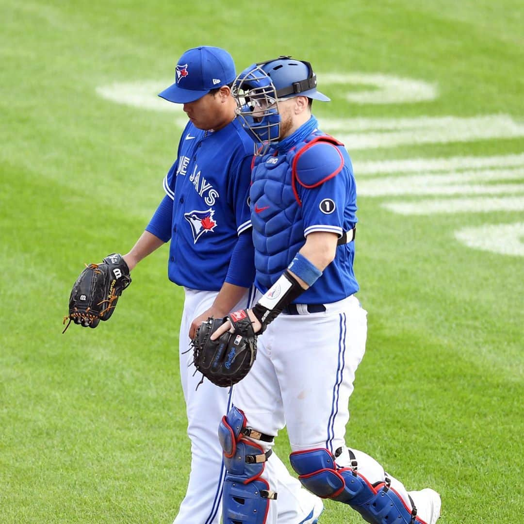 柳賢振さんのインスタグラム写真 - (柳賢振Instagram)「Keep going~#bluejays」9月14日 8時02分 - hyunjinryu325