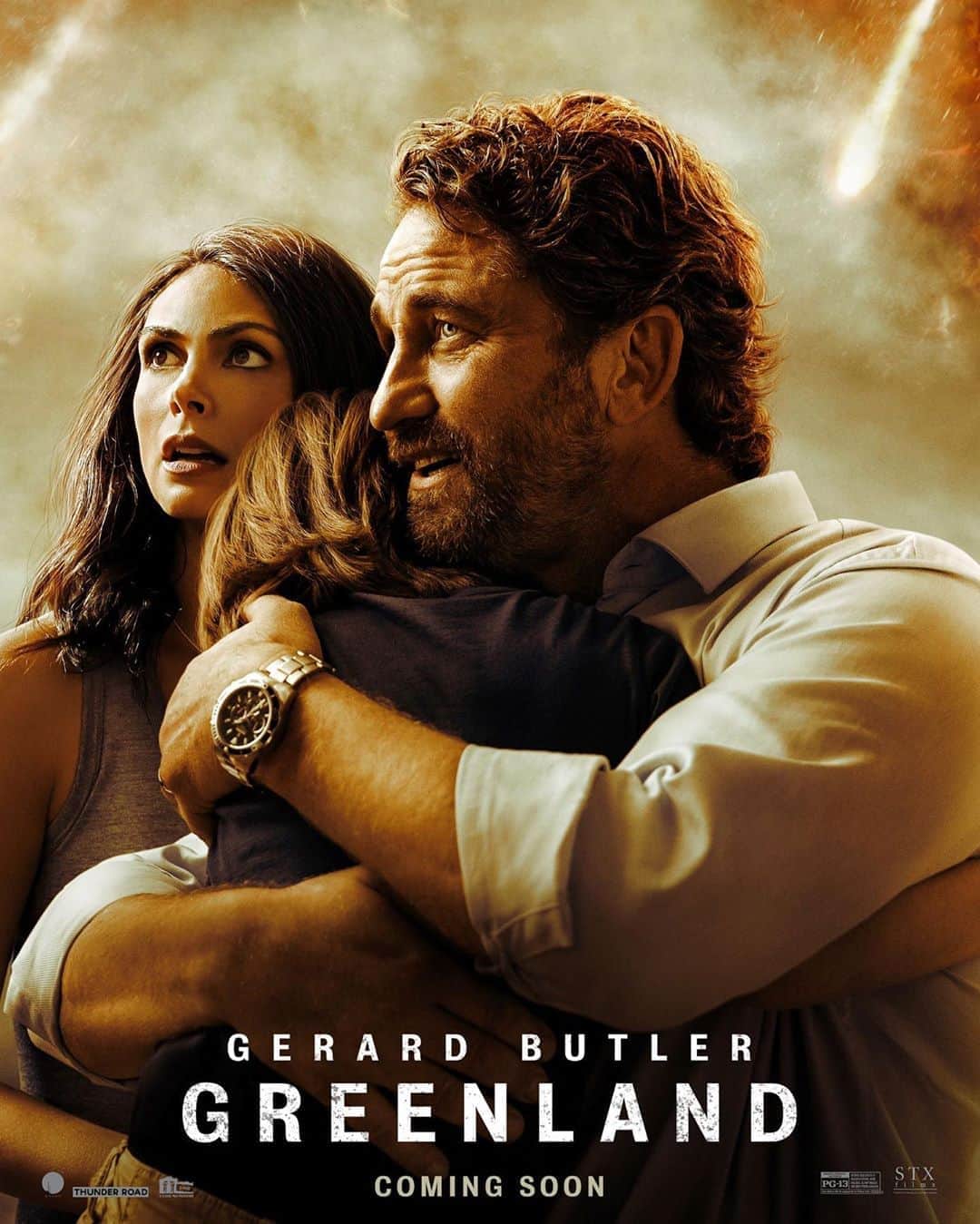 レイ・アレンのインスタグラム：「If you need a distraction and your movie theater is open for business, and you social distance, and you wear your mask, go check out @greenlandmovie on September 25th! It was very intense! Sorry @gerardbutler if your ears are ringing! We were yelling at you throughout the whole movie. Lol #greenlandmovie」