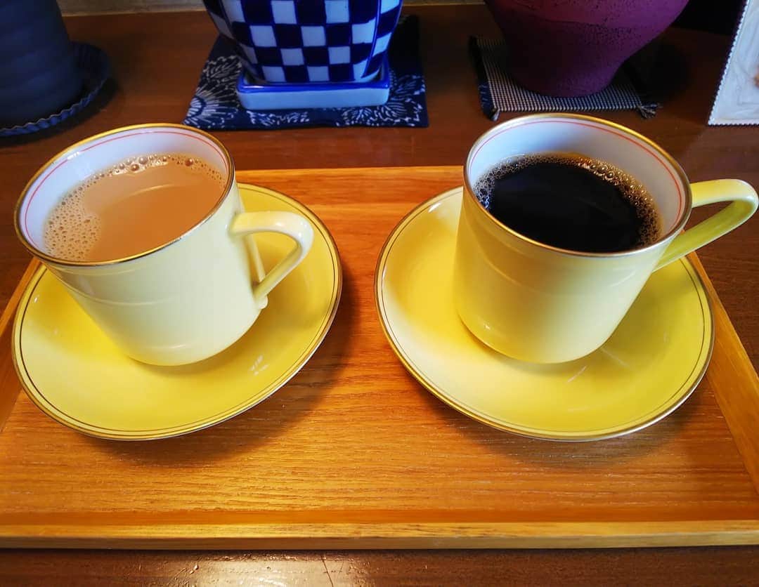 みながわゆみさんのインスタグラム写真 - (みながわゆみInstagram)「#おはようございます #今日も素敵な一日を #コーヒー好きな人とつながりたい #コーヒー #coffee #朝のコーヒー #コーヒーカップ」9月14日 8時46分 - nama.09.19