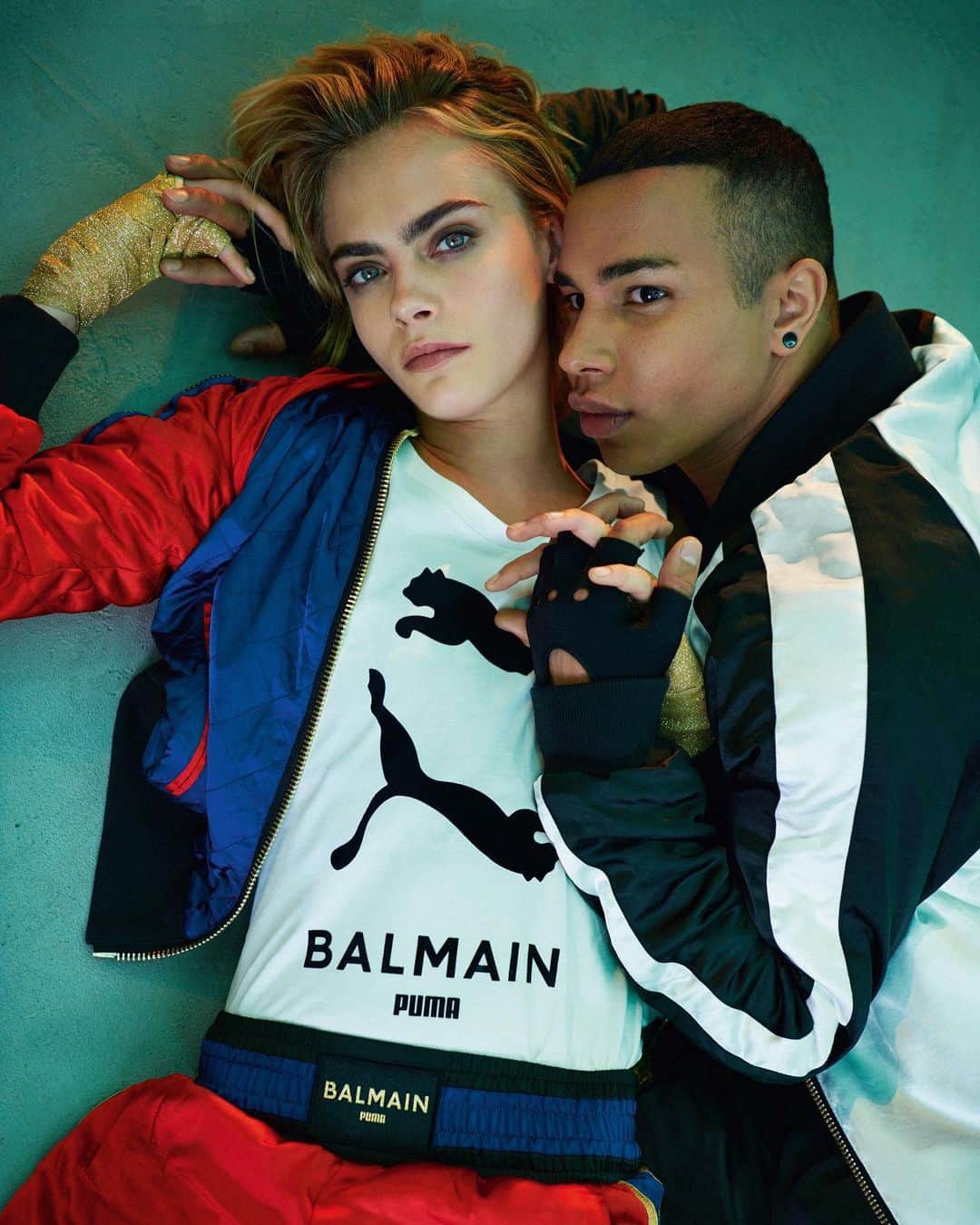 カーラ・デルヴィーニュのインスタグラム：「I love you more than words @olivier_rousteing happiest birthday to a genius designer and an even better friend. CORD forever xxxxx」