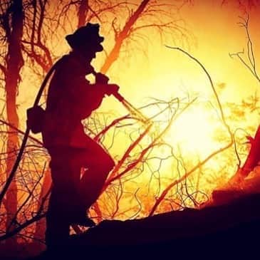 メアリー・マクドネルのインスタグラム：「love you @rshanofsky thank you #firefighters」
