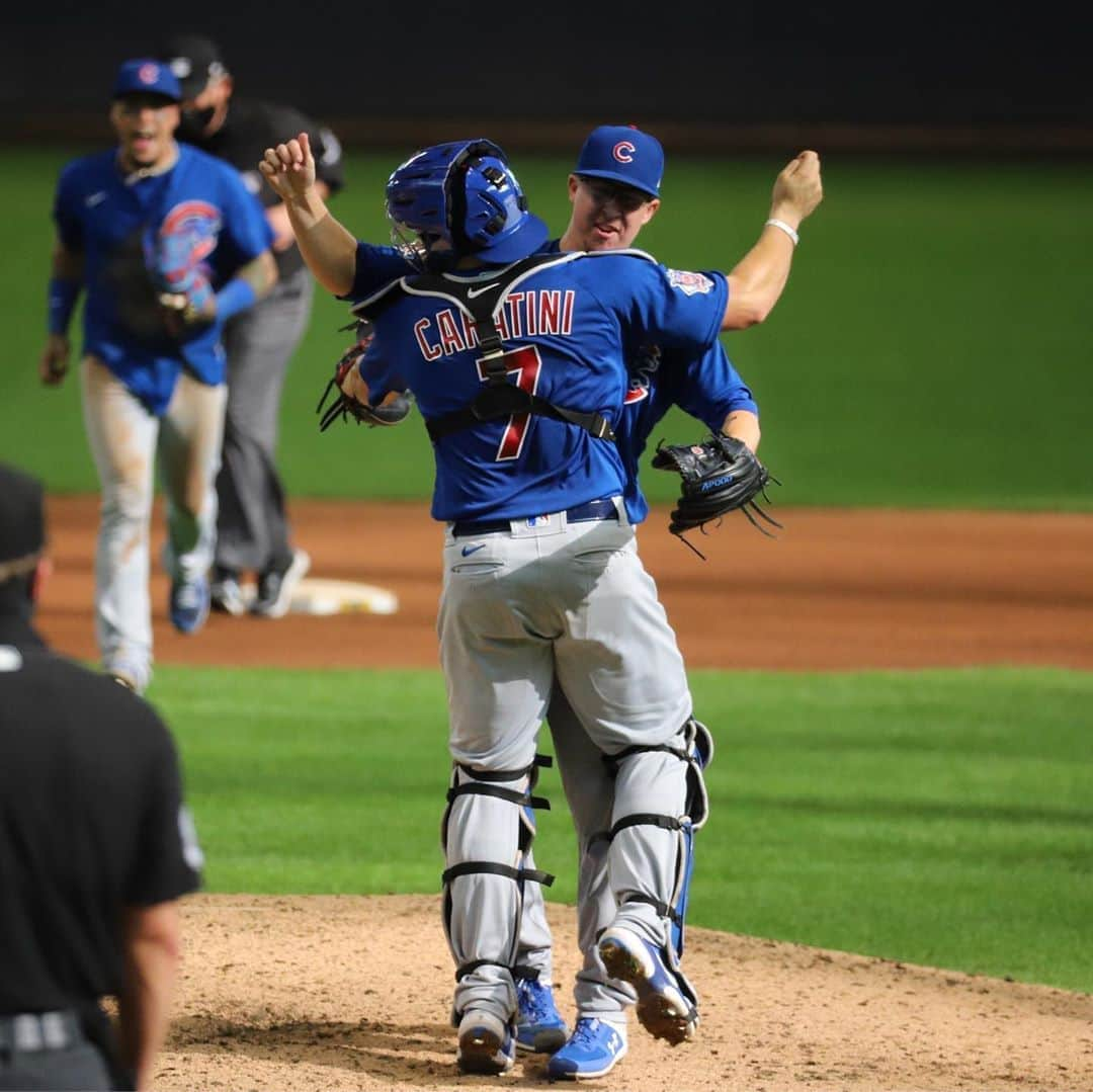 シカゴ・カブスさんのインスタグラム写真 - (シカゴ・カブスInstagram)「How’s that for a team win?」9月14日 11時30分 - cubs