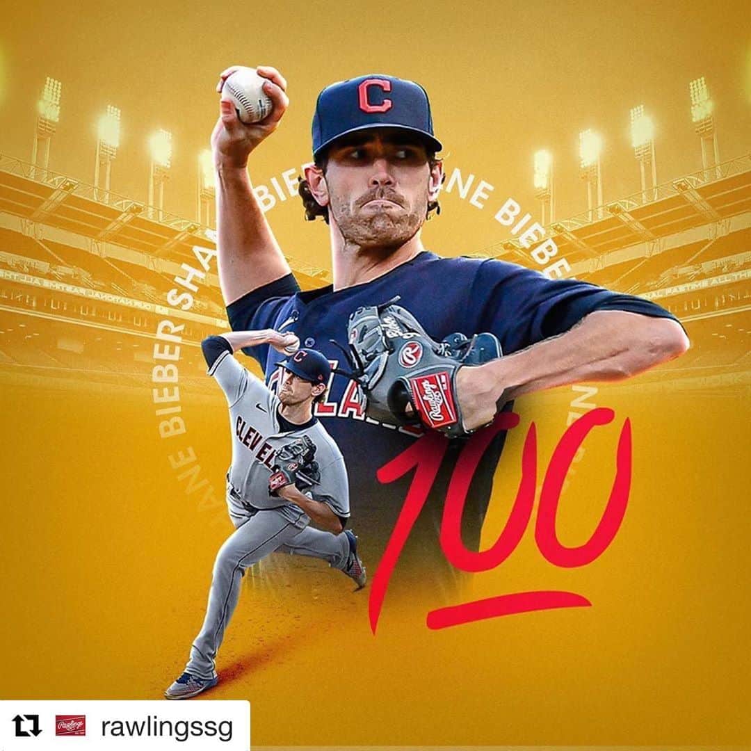 Rawlings Japanさんのインスタグラム写真 - (Rawlings JapanInstagram)「#Repost @rawlingssg with @get_repost ・・・ Let’s keep it a 💯 Shane Bieber is filthy. Quickest to 100 Ks in a season ever! #TeamRawlings #Bieber #Repost @shane_bieber (via: @mlb) @rawlings_japan_llc」9月14日 11時40分 - rawlings_japan_llc