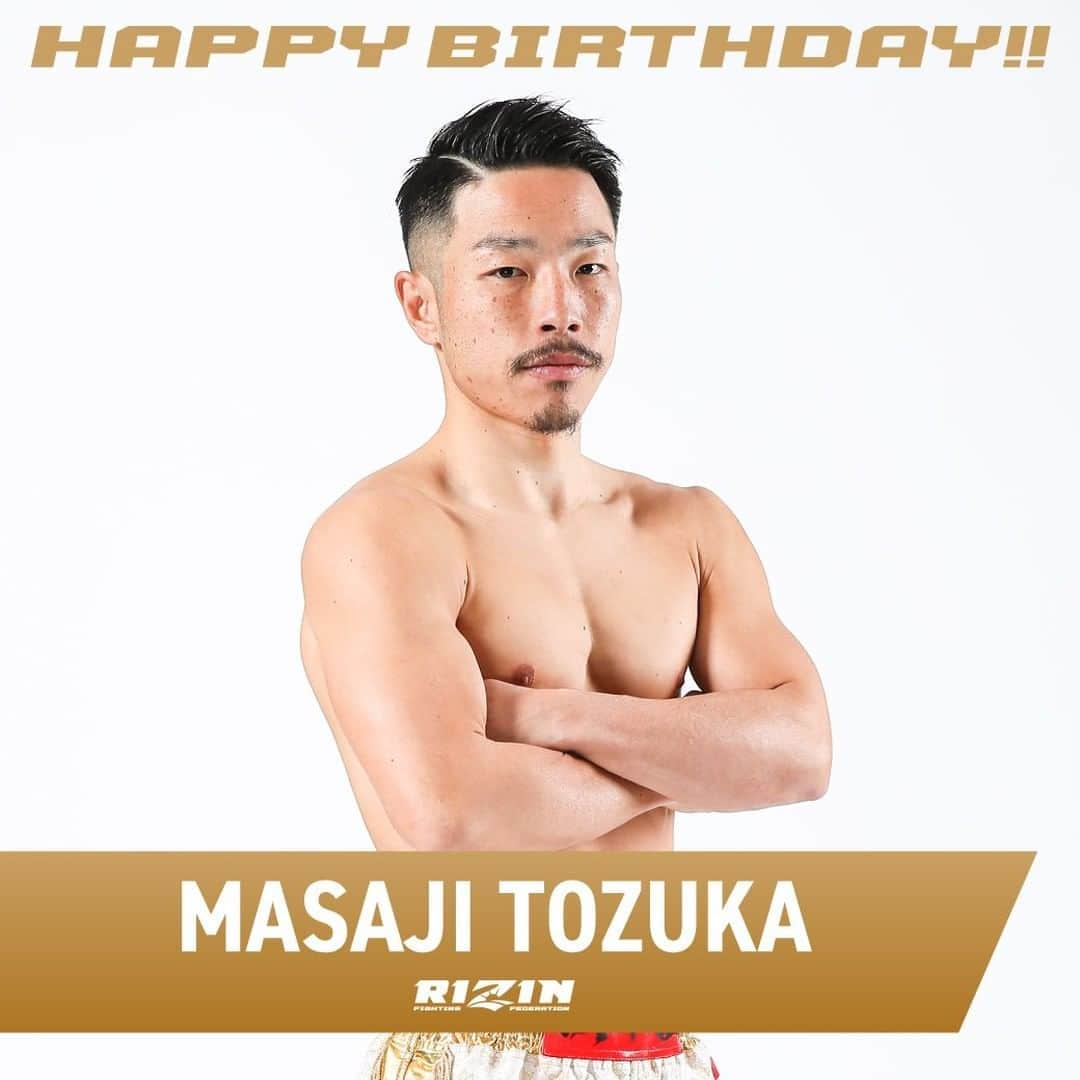 RIZIN FF OFFICIALさんのインスタグラム写真 - (RIZIN FF OFFICIALInstagram)「＼HAPPY BIRTHDAY／ . 本日9月14日は 戸塚昌司 選手のお誕生日🎉✨ おめでとうございます㊗️ . Happy birthday  Masaji Tozuka!!! Sept.14」9月14日 12時00分 - rizin_pr