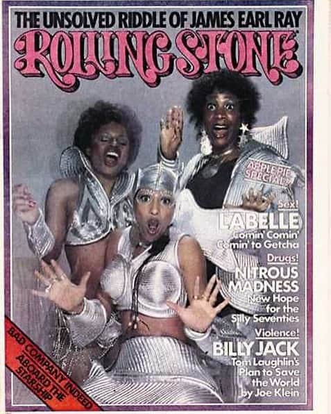 クエストラブさんのインスタグラム写真 - (クエストラブInstagram)「Did you know Patti Labelle (along w the legendary @sarahasindash & @nonahendryx) was the first black woman to be on the cover of @RollingStone? @mspattilabelle @verzuztv  Edit: I stand corrected. My first visit to the office the staff told me this was first.  The 67 Tina Turner was indeed first, but to be technical the first year of Rolling Stone was more like a newsletter/newspaper so the “cover concept” we know now didn’t kick in til the 70s correct?  MOREedit: Labelle was first black female group on cover of RS, Tina Turner is 1st black female, Rose & Cynthia of Sly & The Family Stone are were the 2nd.」9月14日 12時10分 - questlove