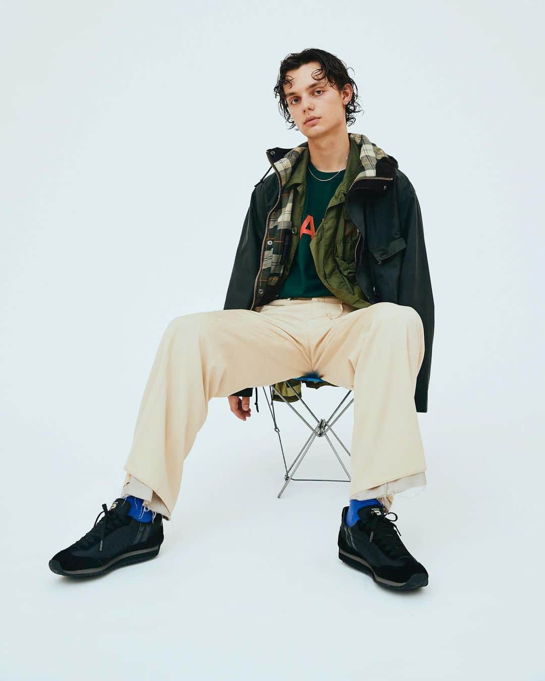 パトリックラボのインスタグラム：「𝐏𝐀𝐓𝐑𝐈𝐂𝐊 𝟐𝟎𝟐𝟎 𝐀𝐔𝐓𝐔𝐌𝐍 𝐀𝐍𝐃 𝐖𝐈𝐍𝐓𝐄𝐑 𝐂𝐎𝐋𝐋𝐄𝐂𝐓𝐈𝐎𝐍  Photograph：Kento Mori @kentomori.insta  Styling：Ryota Yamada @ryotayamada______  Hair&amp;make-up：Koichi Amano @amano_onama  Models：Marko［Image］,Lera［ZUCCA］  Design：Hitoki Naruo @naruochanworks  Edit：Hayato Hirohara @hayato518」