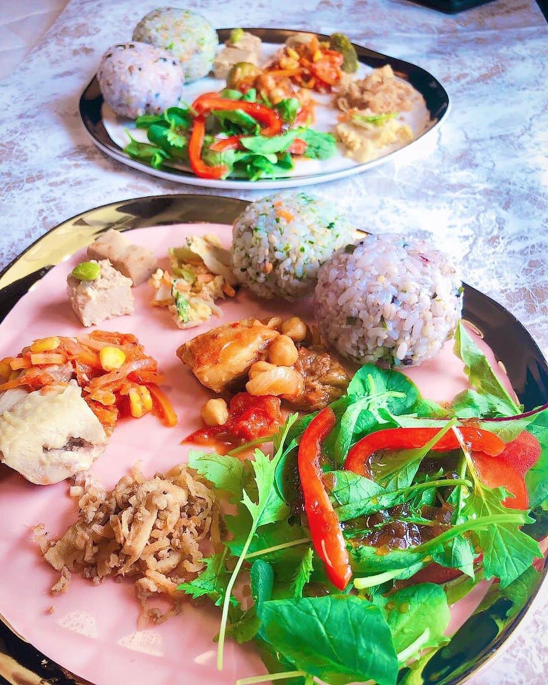 玉川来夢さんのインスタグラム写真 - (玉川来夢Instagram)「FIT FOOD HOMEの おかずプレートとサプリご飯❤️ 栄養バランス抜群で ダイエット中の方や 忙しい主婦さんにもおススメです♡ #fitfoodhome」9月14日 13時44分 - ramu_tamagawa