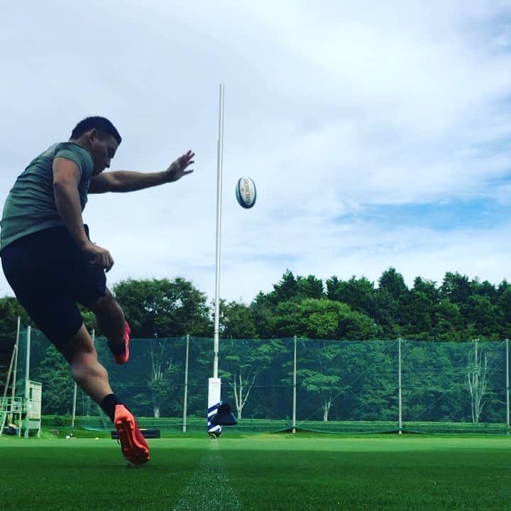 五郎丸歩のインスタグラム：「training👌🏻」