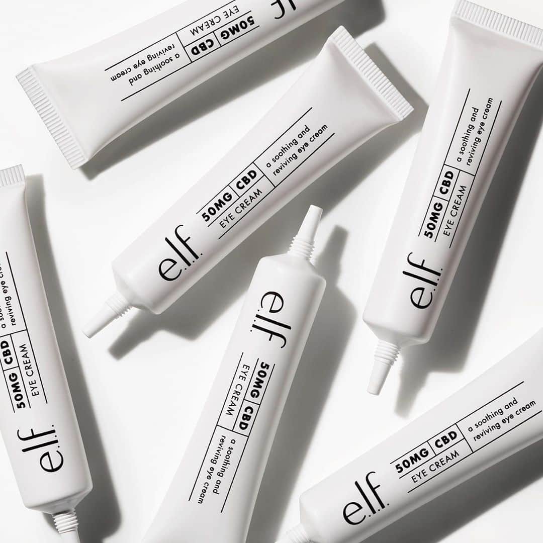 e.l.f.さんのインスタグラム写真 - (e.l.f.Instagram)「Recharge and soothe your under eyes with the cooling, creamy and quick absorbing formula of our 50MG CBD Eye Cream!   Ingredients we love: ✨Full spectrum CBD – known to soothe and nourish the skin ✨Hyaluronic Acid – helps provide hydration by locking in moisture resulting in a plumped up, bouncy complexion ✨Peptide Complex - known to help reduce the appearance of aging  Click the #linkinbio to shop 🌱 #eyeslipsface #elfingamazing #elfcosmetics #crueltyfree #vegan」9月15日 0時43分 - elfcosmetics