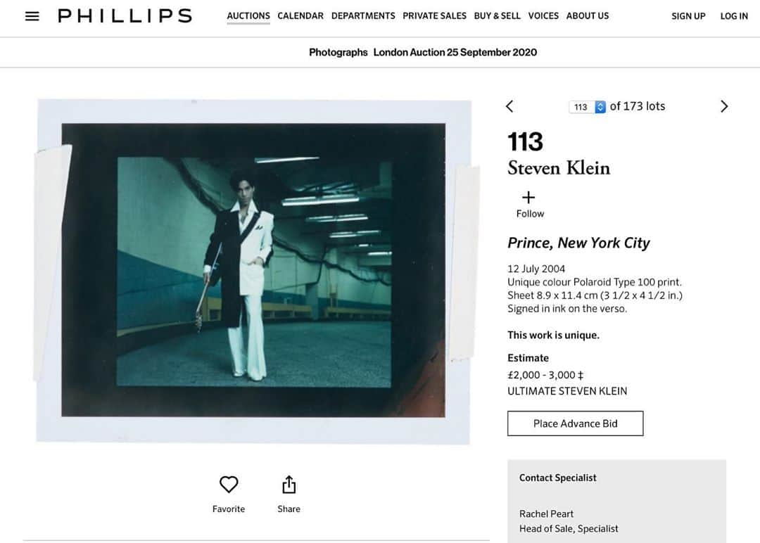 スティーヴン・クラインさんのインスタグラム写真 - (スティーヴン・クラインInstagram)「A Collection of Vintage Polaroids. I shot this for the Cover of L’uomo at Madison Square Garden. Ultimate Steven Klein Auction 25 Sept 2020. @phillipsauction #Shotbyklein  Link in Bio」9月15日 0時57分 - stevenkleinstudio