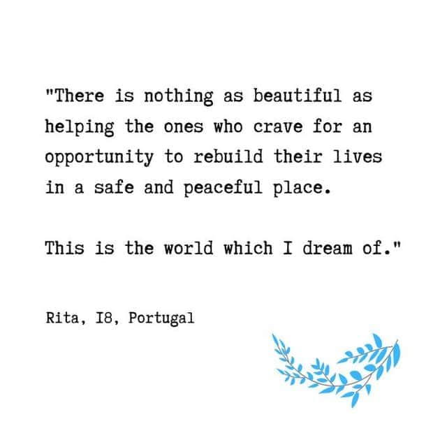 unicefさんのインスタグラム写真 - (unicefInstagram)「Rita dreams of “a world moved by love, not by hate.” @voicesofyouth」9月15日 1時00分 - unicef