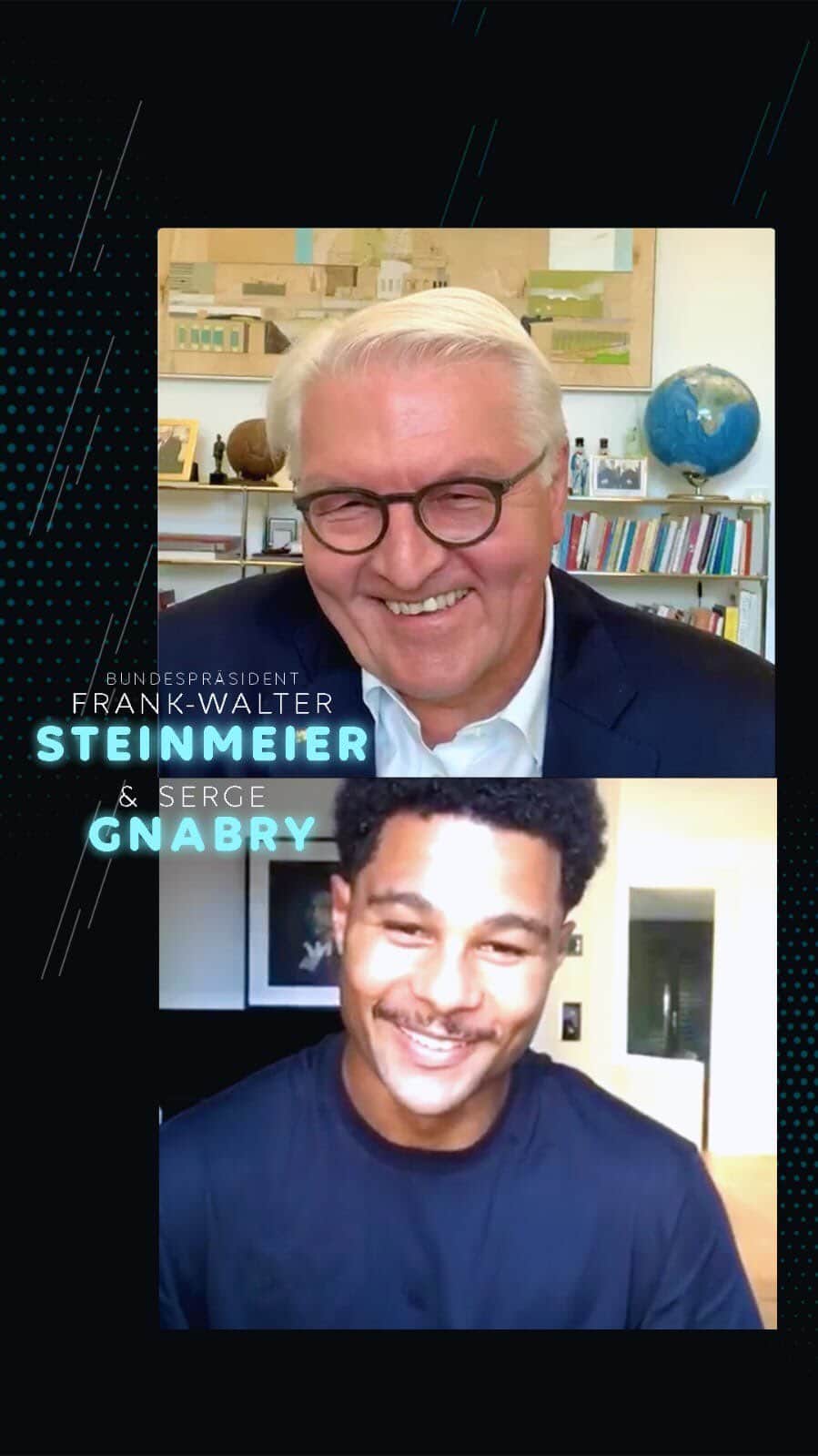 のインスタグラム：「Instagram live with @bundespraesident.steinmeier & @commongoalorg」