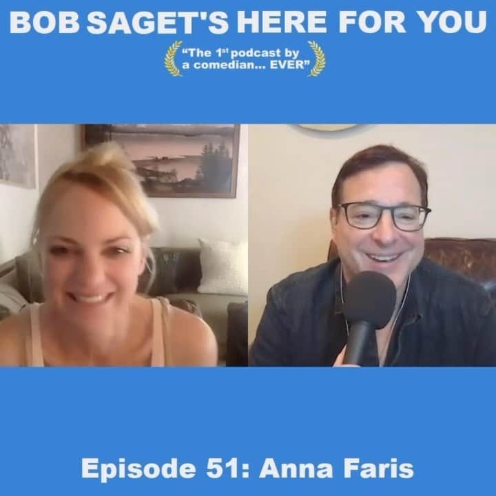 ボブ・サゲットのインスタグラム：「Had a delightful time talking with the wonderful @annafaris on TODAY’S NEW EPISODE, titled, “Anna Faris is So Qualified at Being a Great Person” - LISTEN & SUBSCRIBE at: apple.co/bobsaget @applepodcasts @itunes @applemusic @studio71us @studio71uk @studio71fr @studio71it #comedypodcast #podcast」