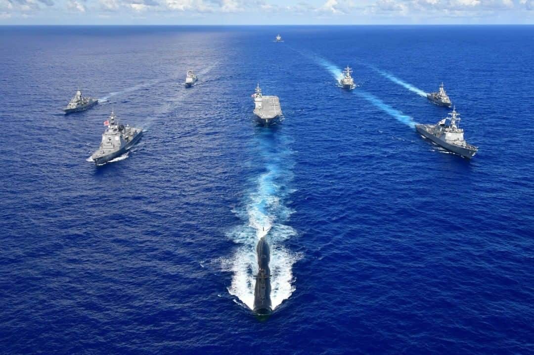 のインスタグラム：「～パシフィック・バンガード20～ 9月12日～13日、海上自衛隊は、日米豪韓共同訓練を実施しました！ #海上自衛隊　 #JMSDF　 #friendship  #partnership #USNavy #RoyalAustralianNavy  #RepublicOfKoreaNavy  #GoNavy  #PacificVanguard」