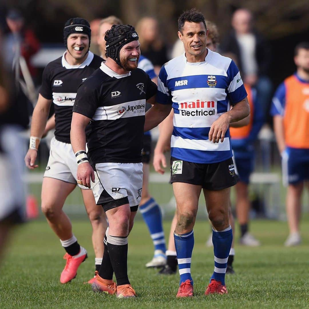 ダニエル・カーターさんのインスタグラム写真 - (ダニエル・カーターInstagram)「Started playing 32 years ago in these colours and still loving it! @southbridgerugby_footballclub #rugby #grassroots 📸 @kai_schwoerer @gettyimages」9月14日 17時16分 - dancarter_