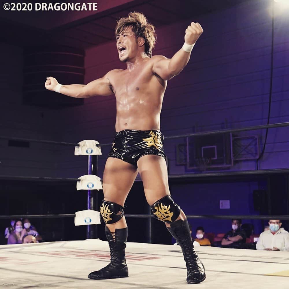 中村風太のインスタグラム：「#dragongate  #DRAGONGATE世代 #prowrestling #ben_k #大阪　#日本 #osaka #japan #workout  #tanning #instagram」