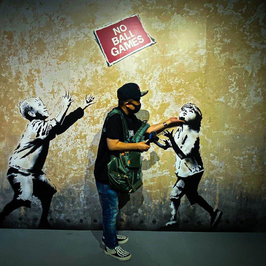 zoppさんのインスタグラム写真 - (zoppInstagram)「#banksy  #banksyexhibition  #banksyjapan  #バンクシー  #バンクシー展天才か反逆者か  #バンクシー展」9月14日 18時22分 - zopp1980