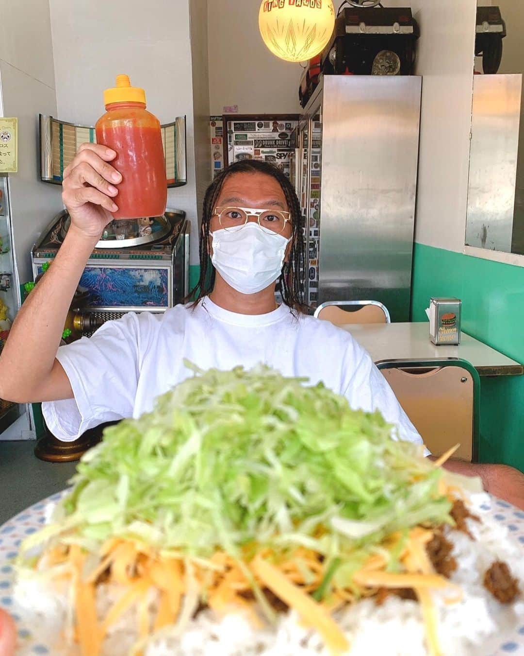 ZEN-LA-ROCKさんのインスタグラム写真 - (ZEN-LA-ROCKInstagram)「🌴沖縄最終日🌴 ①メキシコ ②キンタコ ③ブエノチキン ④食い過ぎ🤤 . . . #zetz #今から打ち上げ」9月14日 18時57分 - zenlarock