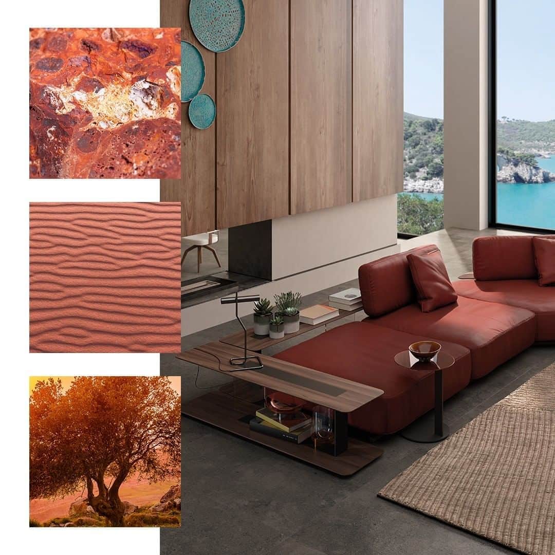 Natuzzi Officialさんのインスタグラム写真 - (Natuzzi OfficialInstagram)「Red like bauxite quarry, warm like sand, intense like the sunset light. The Cava sofa by Mauro Lipparini illuminates your living room with the colors of the Mediterranean earth.  #natuzzi #NatuzziItalia #MediterraneanSummer #Italy #Puglia #design #lifestyle #style #furniture #homefurniture  #madeinitaly #living #interiordesign #decor #furnituredesign #homedesign #inspiration #interior」9月14日 19時00分 - natuzzi