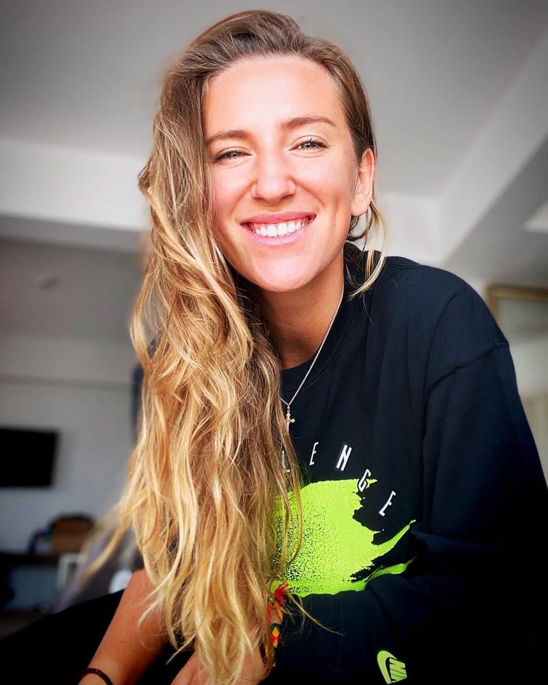 ビクトリア・アザレンカのインスタグラム：「You grow up the day you have your first real laugh at yourself.」