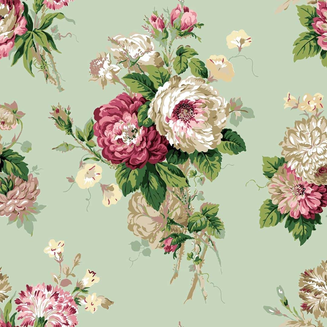 のインスタグラム：「Introducing ‘Prints with a Past’: A mini-series where we delve into the stories behind iconic #LauraAshleyPrints.   Cecilia was first launched as a drape fabric in Spring Summer 2006. This attractive floral print was inspired by a vintage 1930s fabric in our archive, and it features bunches of classic British garden flowers.  The design was used over an array of soft furnishings, from curtains to bedlinen. But in 2015, Cecilia was also notably used in a design featured on the internationally-acclaimed character Shaun the Sheep, as part of a charity initiative titled ‘Shaun in the City’. The giant sculptures of Shaun the Sheep were located across London and Bristol and raised money for the Wallace and Gromit Children Charity.  Do you have any Cecilia print in your home?   #LauraAshleyPrints」