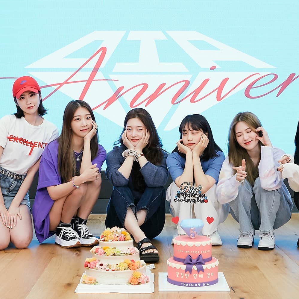DIAのインスタグラム：「⠀ [🎂] ⠀ 2020.09.14 ❣️‪DIA 5th ANNIVERSARY‬❣️ ⠀ #다이아 #DIA #AID #DIA_5th_Anniversary」