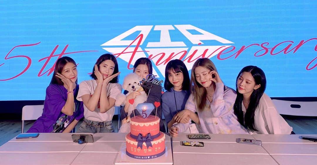 DIAのインスタグラム：「⠀ [🎂] ⠀ 2020.09.14 ❣️‪DIA 5th ANNIVERSARY‬❣️ ⠀ #다이아 #DIA #AID #DIA_5th_Anniversary」