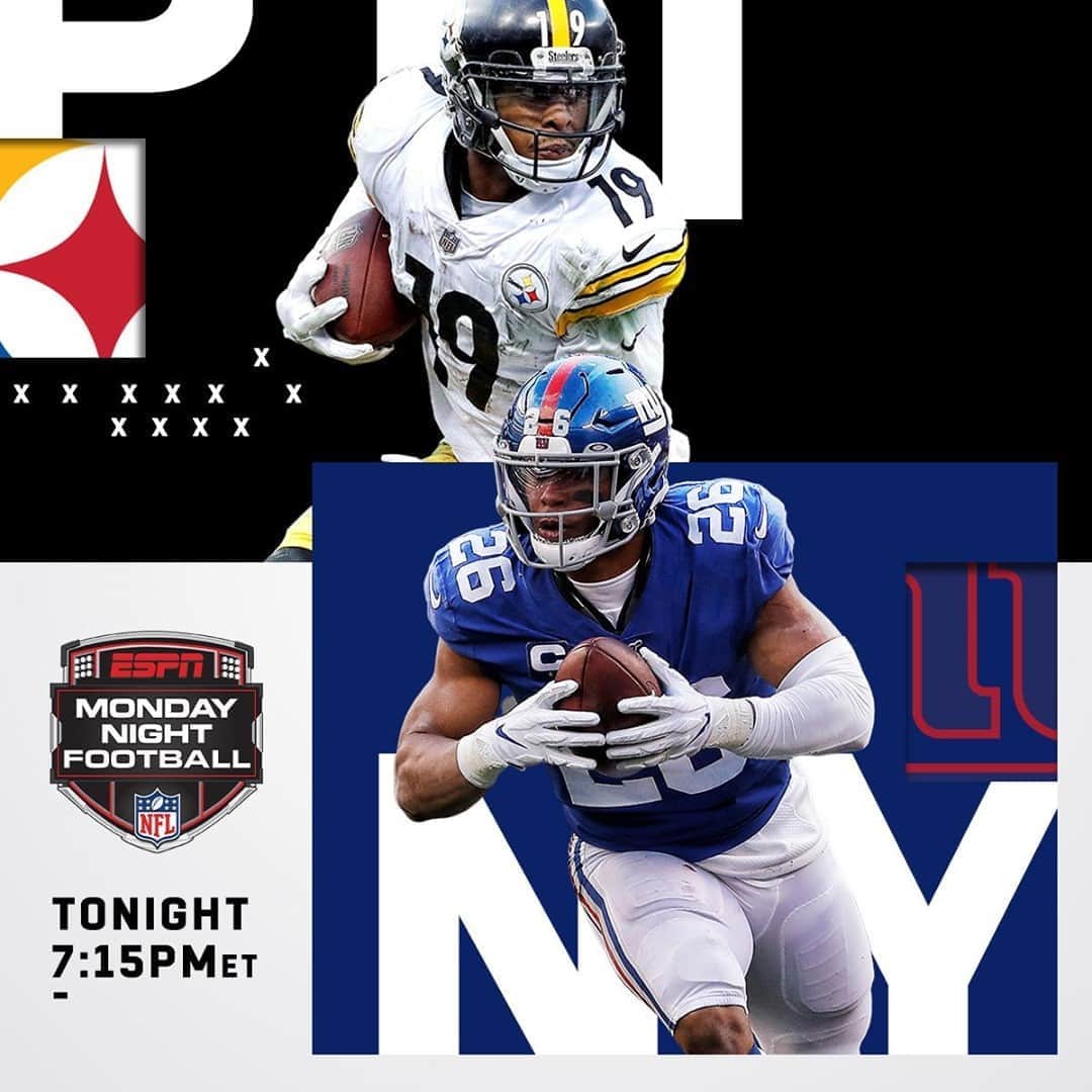 NFLさんのインスタグラム写真 - (NFLInstagram)「We get a #MNF doubleheader for #Kickoff2020!⁣ Who's winning the first game? #ItTakesAllOfUs ⁣ ⁣ 📺: #PITvsNYG -- TONIGHT 7:15pm ET on ESPN⁣ 📱: NFL app // Yahoo Sports app」9月14日 21時30分 - nfl