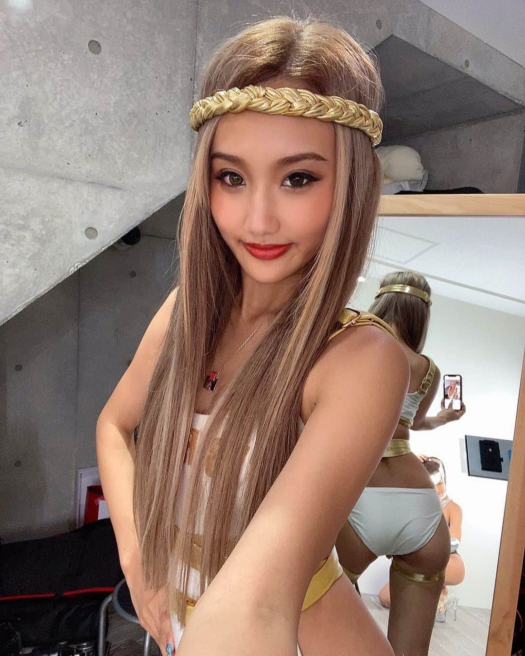 ELENAさんのインスタグラム写真 - (ELENAInstagram)「. この衣装着てみたかったからすっごい嬉しかったの🥰🥰🥰 . #cjd #cyberjapan #cjd_elena #サイバージャパン #new #新人 #elena」9月14日 21時32分 - elenya_chan